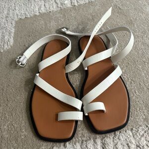 White Strappy Sandals